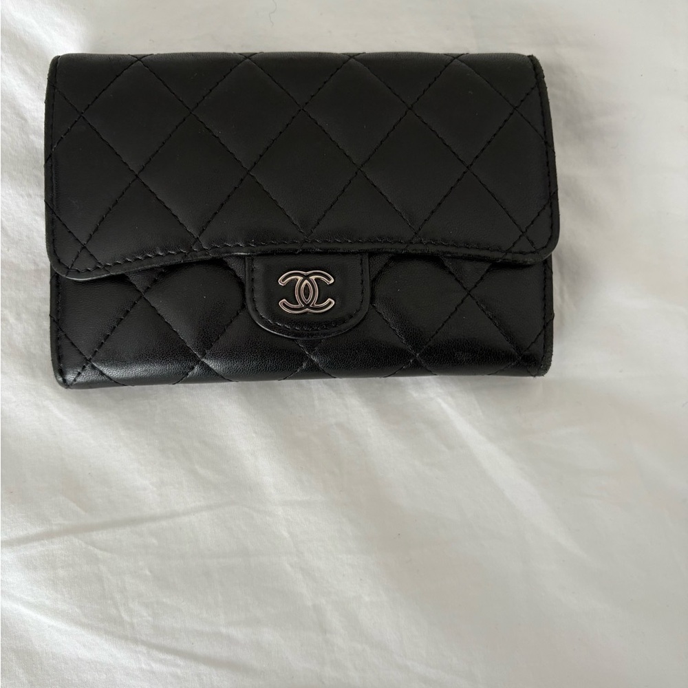 Chanel Black Quilted Women's wallet